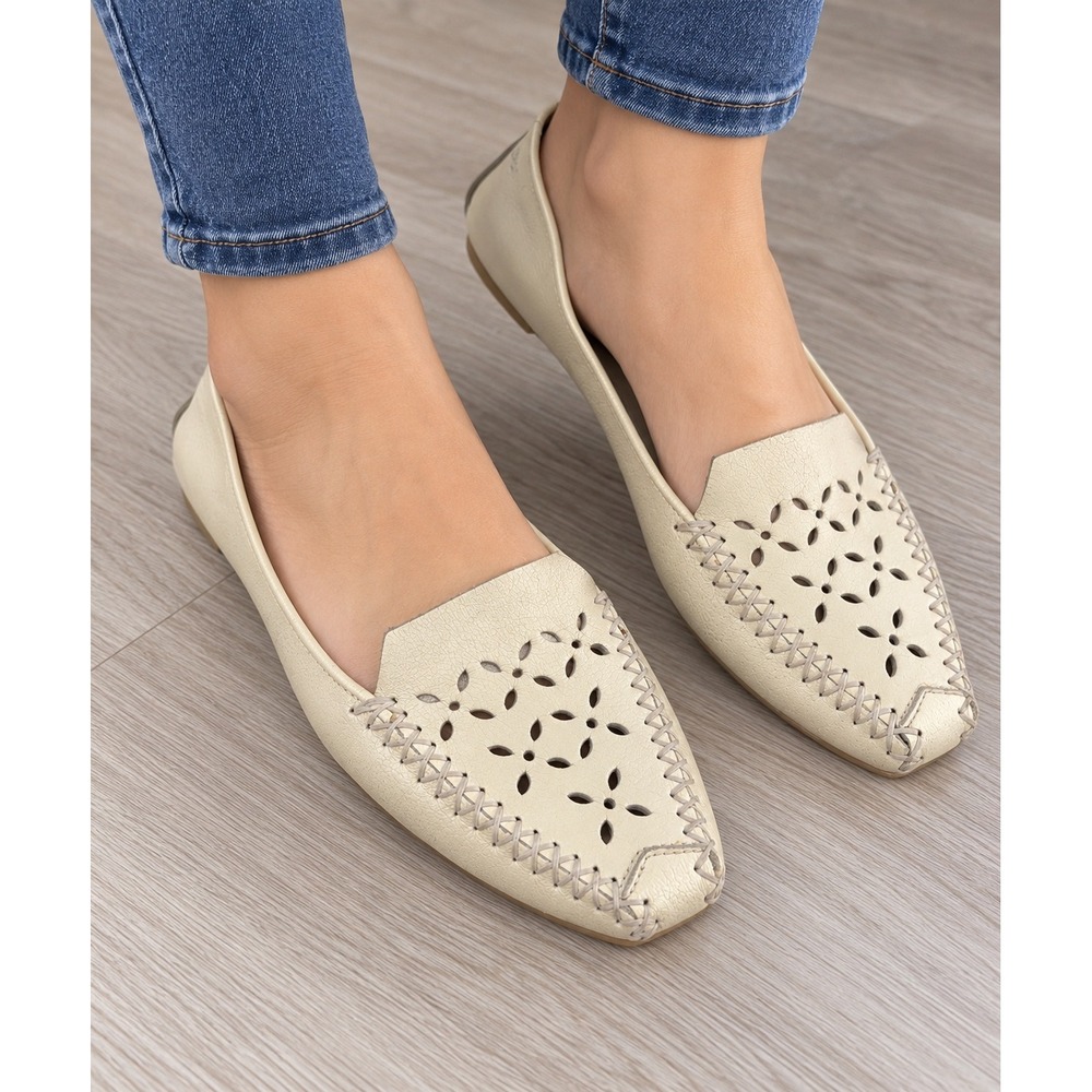 Vintage Marc Jacobs Made In Italy Leather Cutout Loafers Shoes Size 35.5